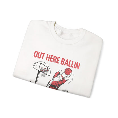 Santa Inspired, Funny Santa Sweatshirt, Retro Santa Sweatshirt - PopCultureByDesign36