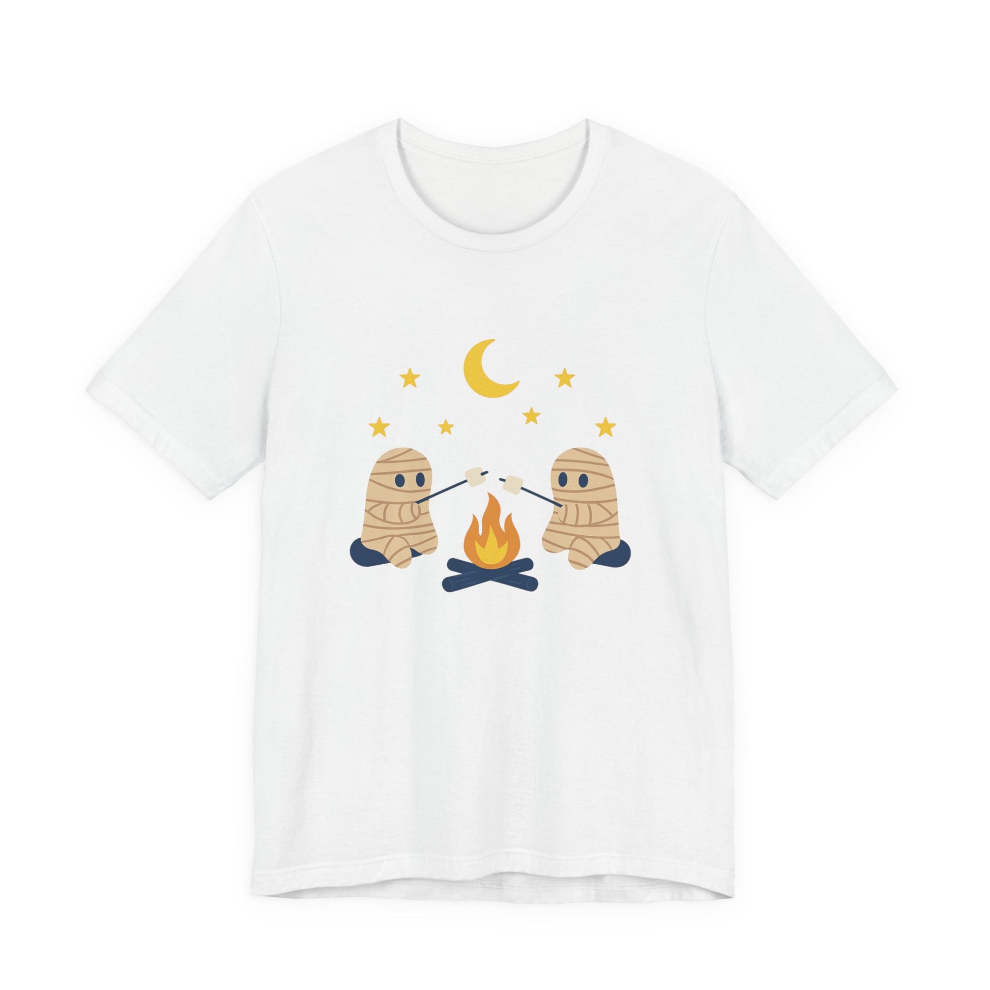 Camping Mummy Tee, Halloween Shirt, Spooky Camping Top - PopCultureByDesign36