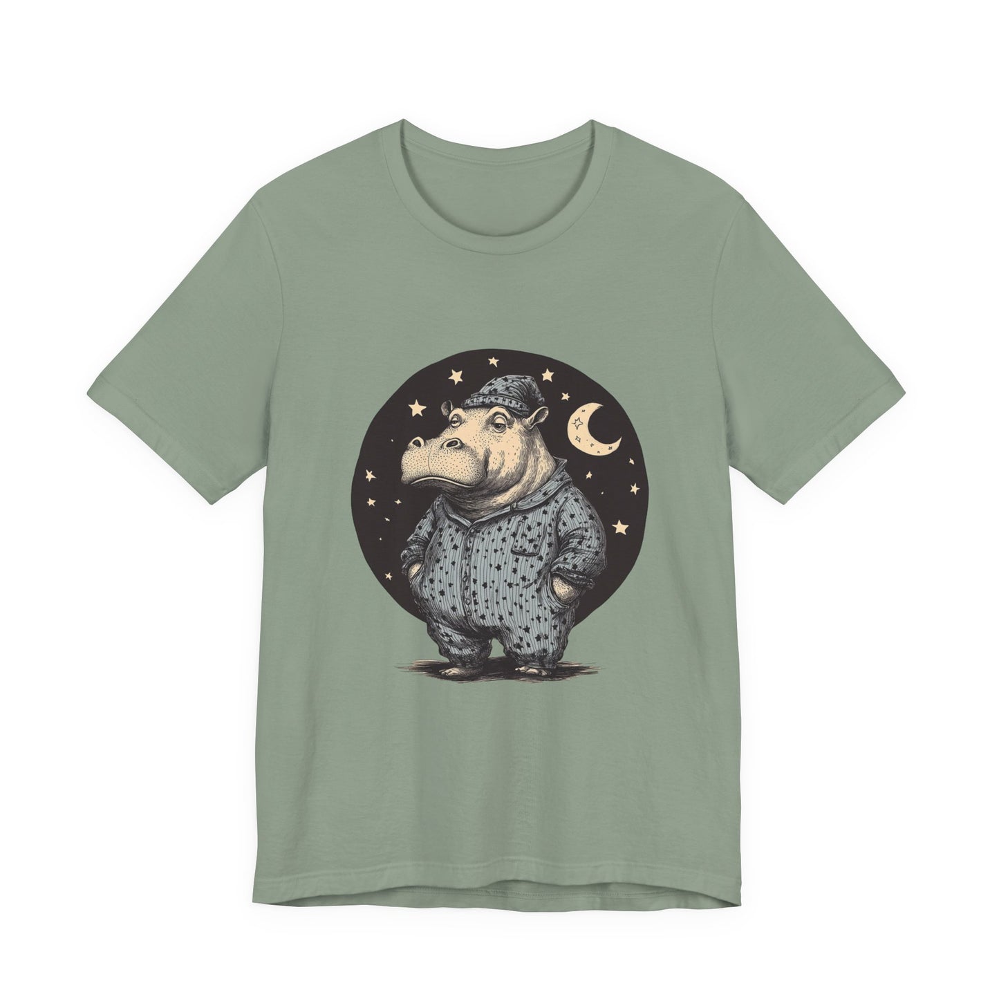 Sleepy Hippo Shirt, Funny Hippo Shirt, Cute Hippo Shirt - PopCultureByDesign36