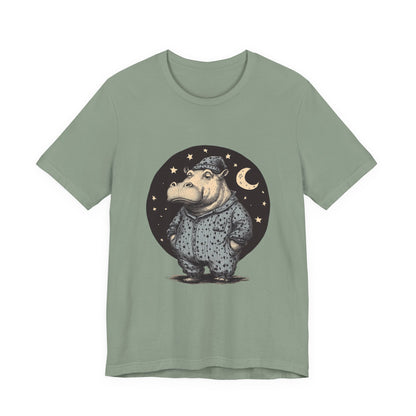 Sleepy Hippo Shirt, Funny Hippo Shirt, Cute Hippo Shirt - PopCultureByDesign36