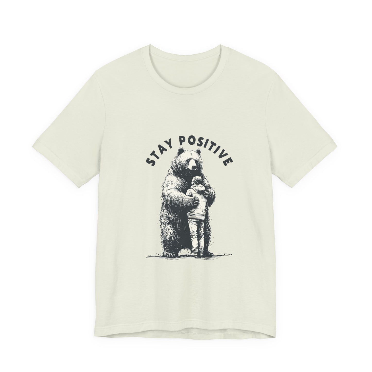 Stay Positive Bear Hug Shirt, Mental Health Shirt, Bear Hug Tee - PopCultureByDesign36