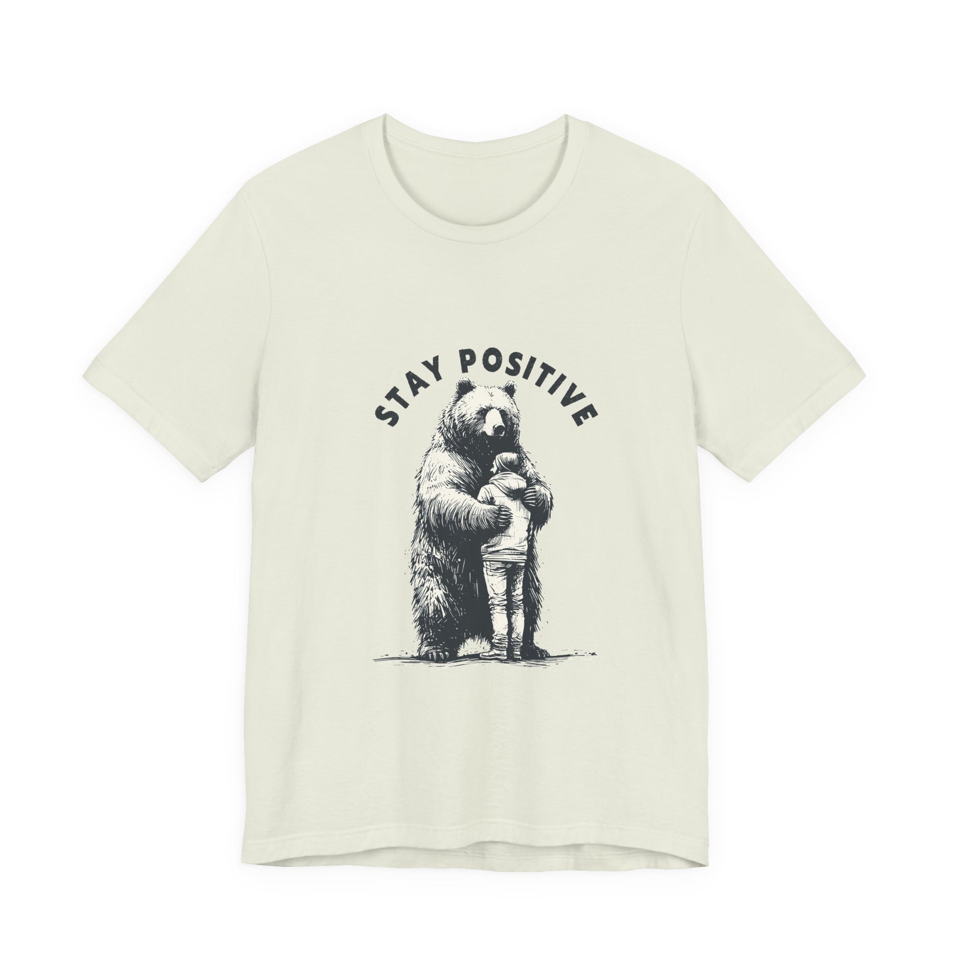 Stay Positive Bear Hug Shirt, Mental Health Shirt, Bear Hug Tee - PopCultureByDesign36