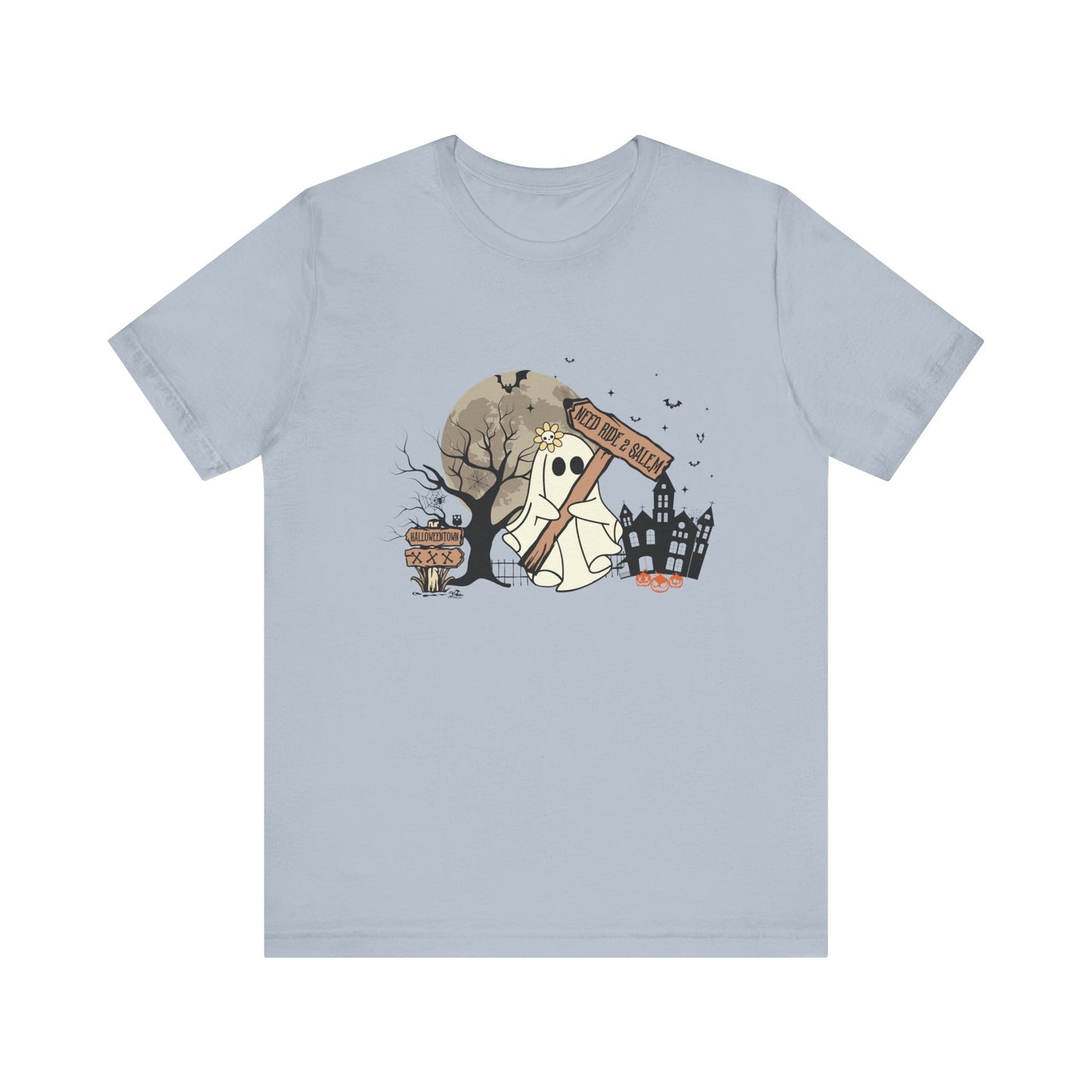 Funny Ghost Needing a Ride, Funny Ghost Shirt, Hitchhiking Ghost Shirt - PopCultureByDesign36