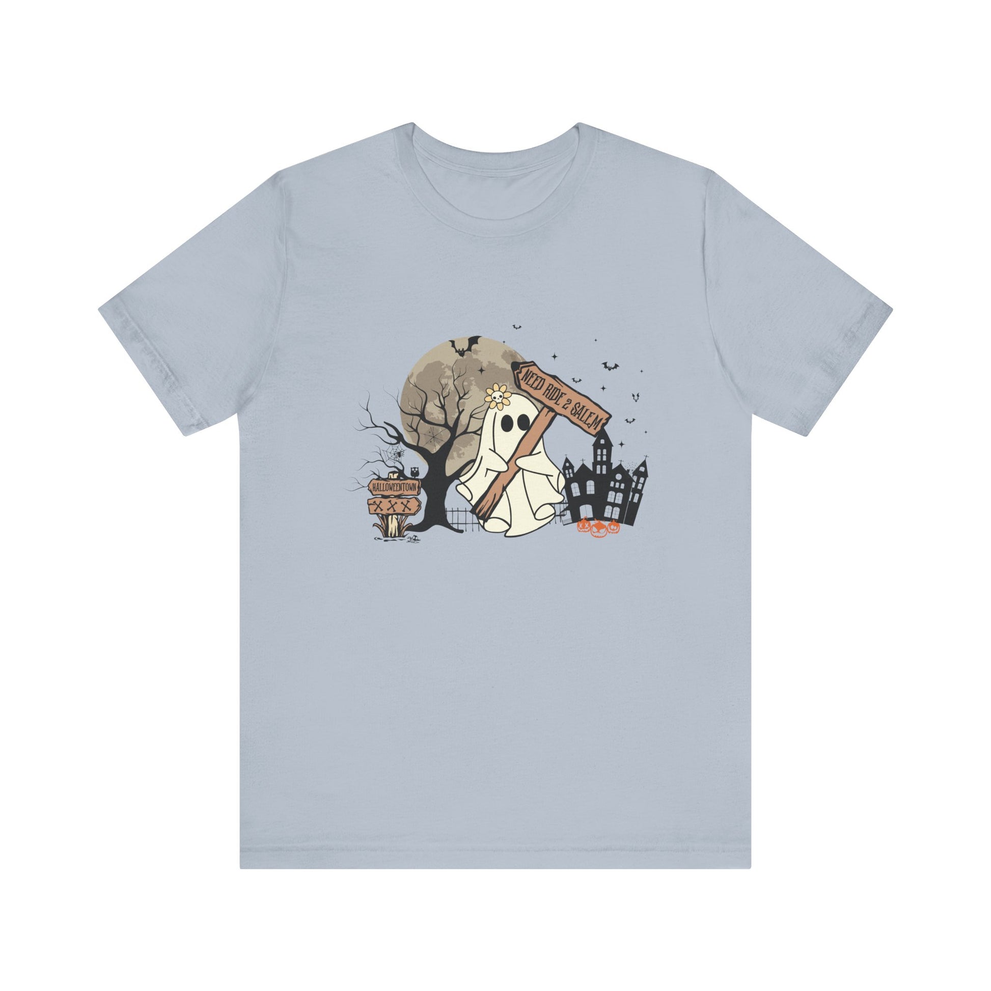 Funny Ghost Needing a Ride, Funny Ghost Shirt, Hitchhiking Ghost Shirt - PopCultureByDesign36