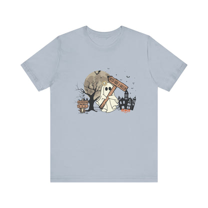 Funny Ghost Needing a Ride, Funny Ghost Shirt, Hitchhiking Ghost Shirt - PopCultureByDesign36