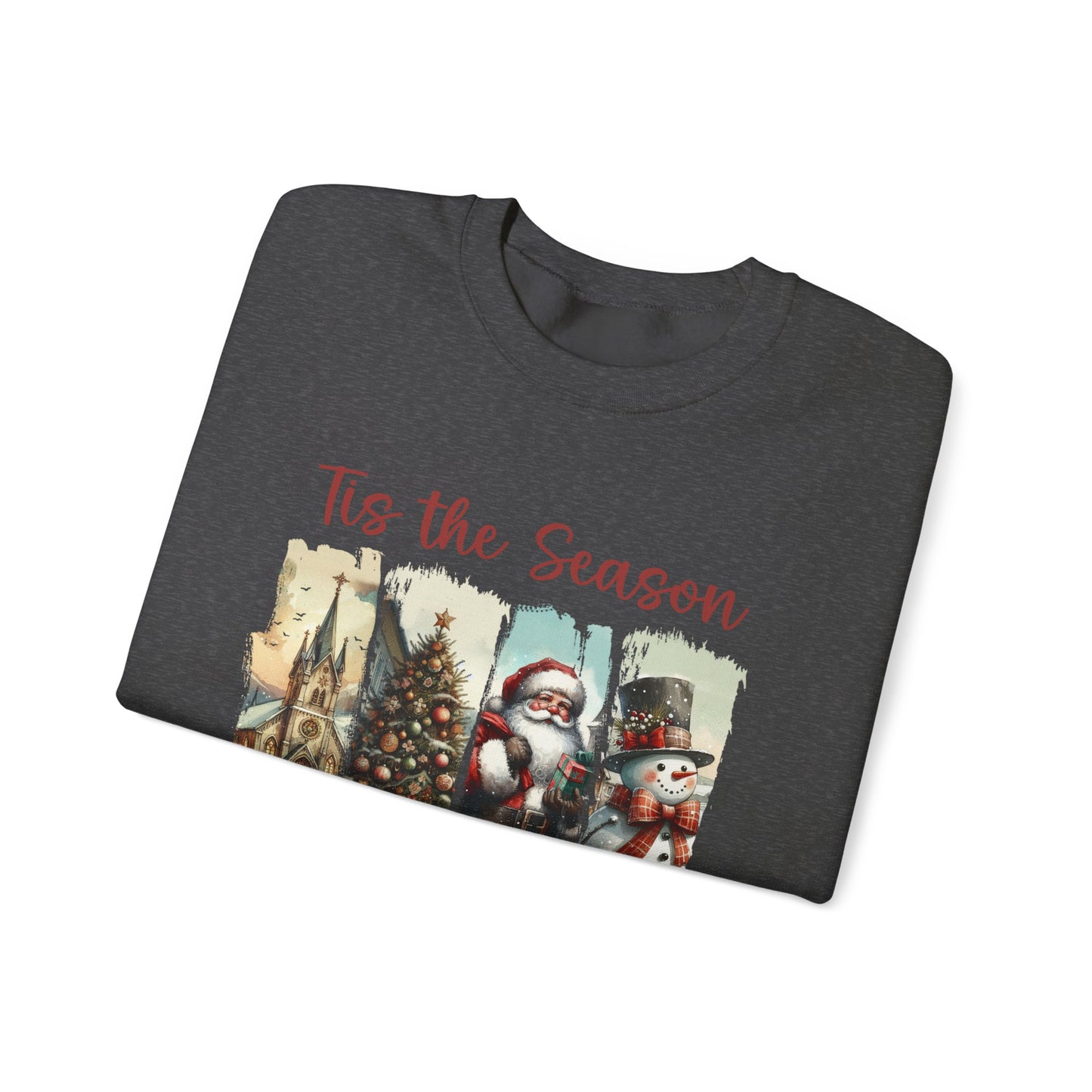 Tis The Season Sweatshirt, Merry Christmas Shirt, Christmas Sweatshirt - PopCultureByDesign36