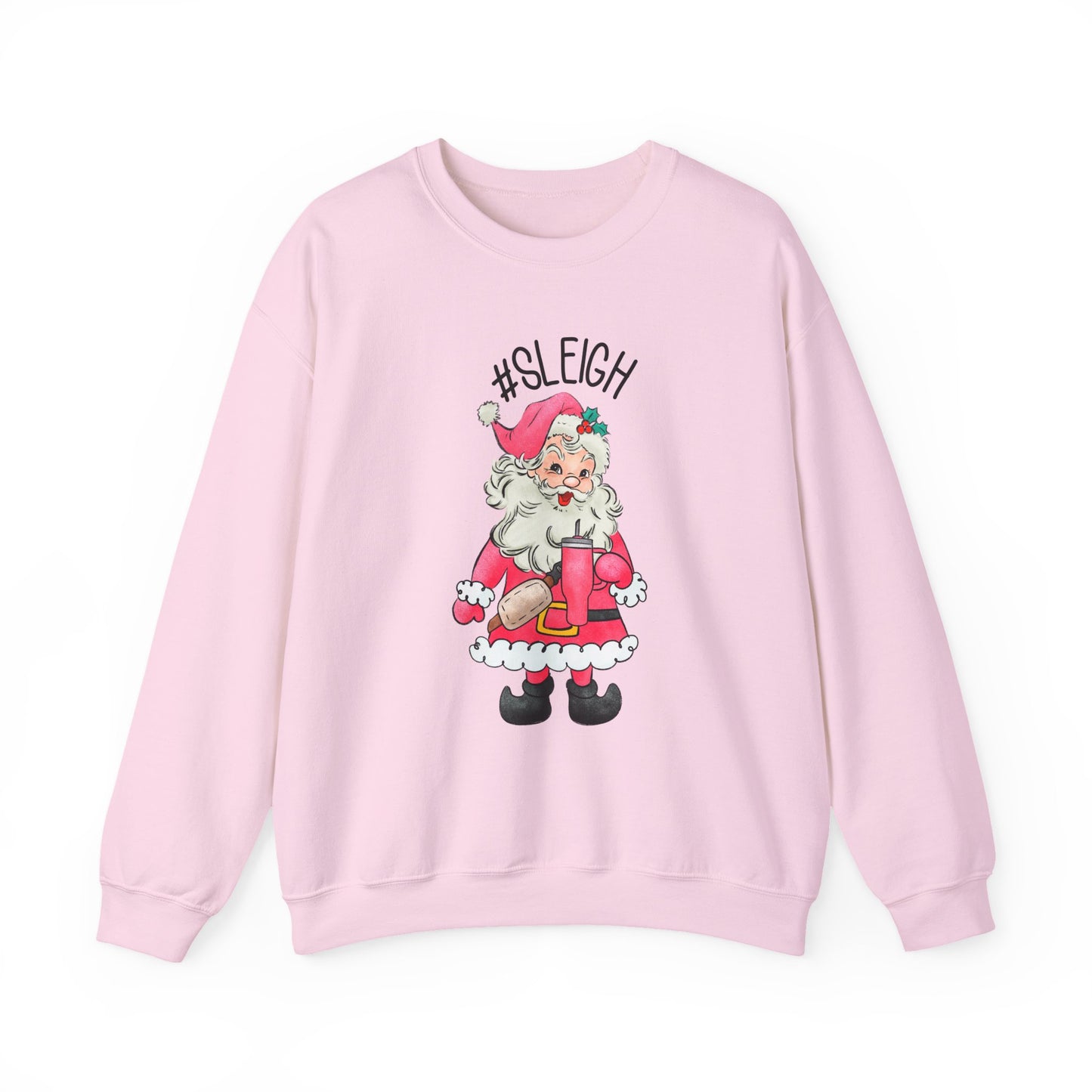 Sleigh santa, Retro Santa Sweater,Vintage Santa Christmas Sweatshirt - PopCultureByDesign36