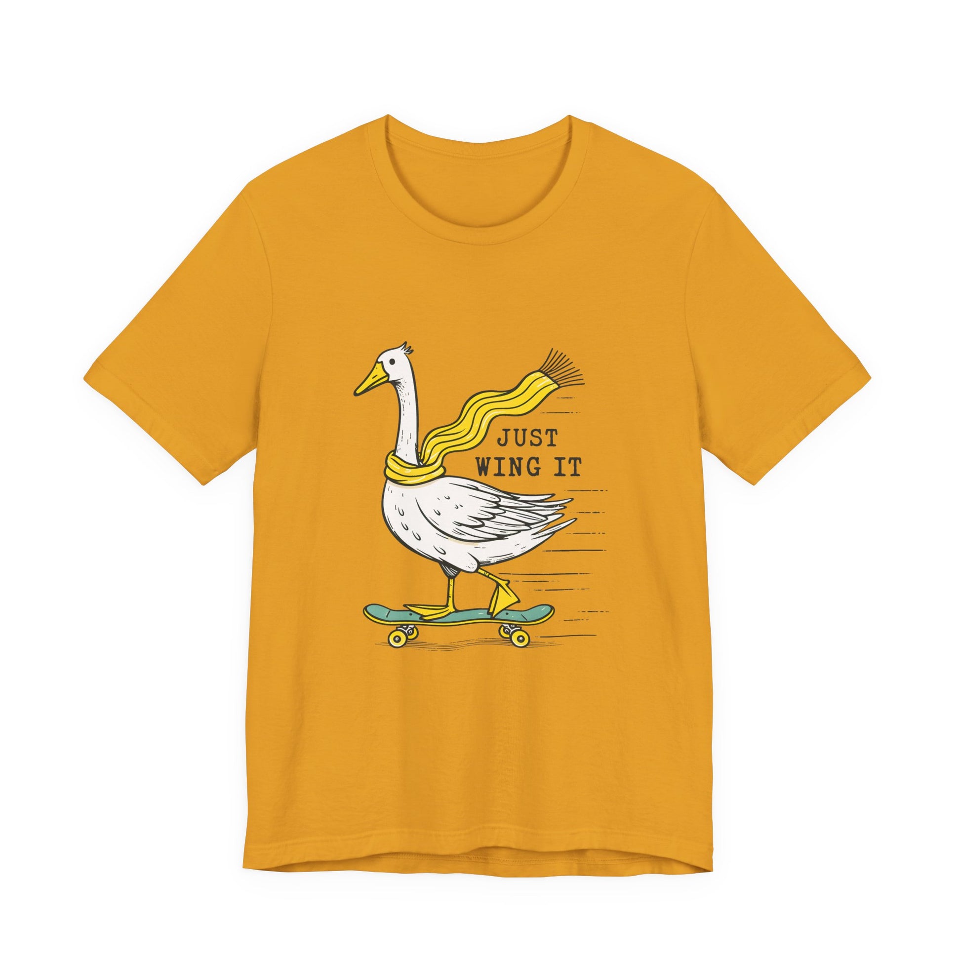 Pun Humor Bird Tee, Bird Lover Gift, Funny Bird Shirt, Skateboard Goose - PopCultureByDesign36