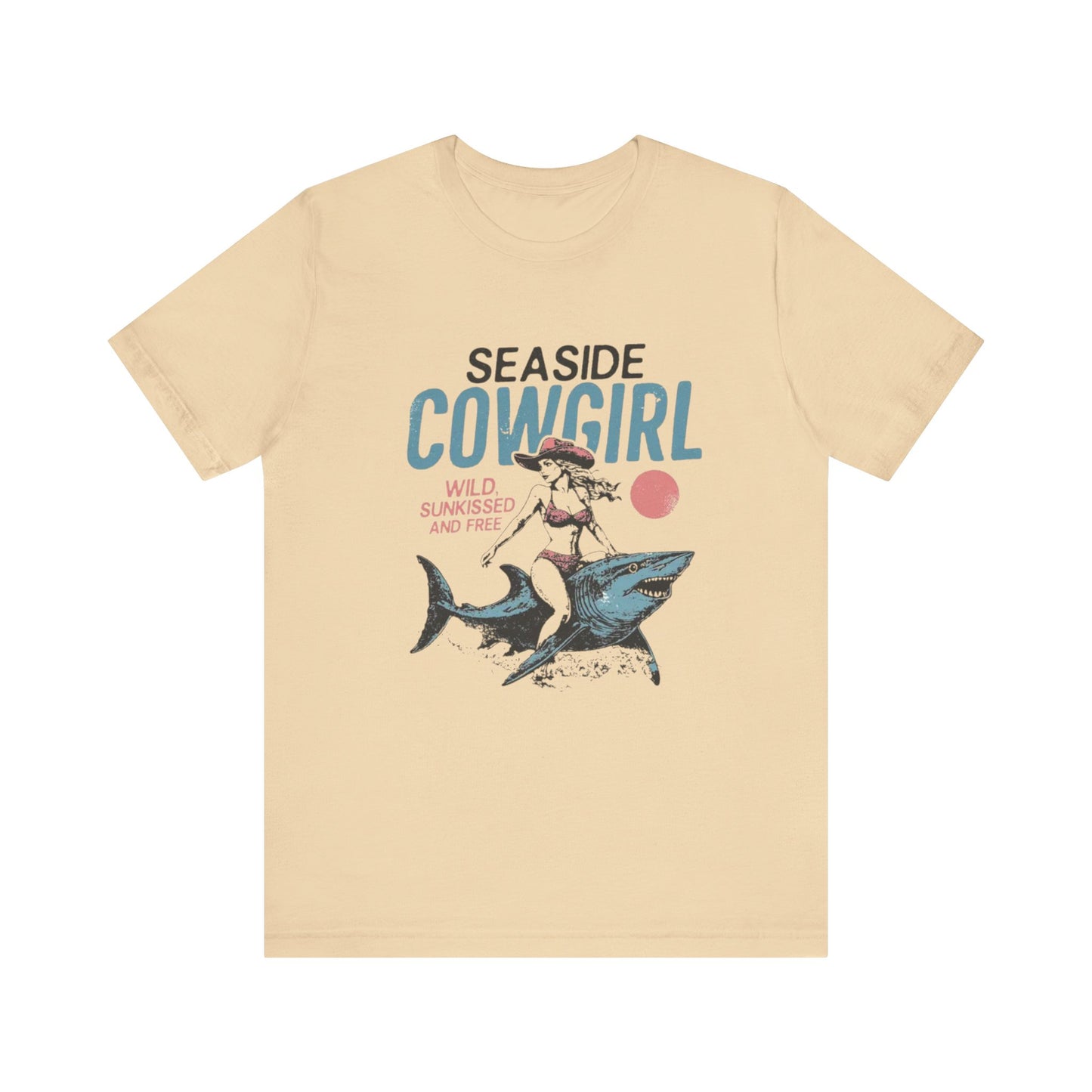 Seaside cowgirl retro summer Shirt, Western beach Shirt, Wild sunkissed Shirt - PopCultureByDesign36