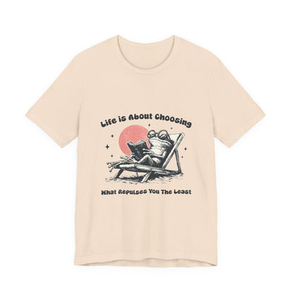 Funny Frog Reading Shirt, Sarcastic Frog Shirt, Frog with Glasses Shirt - PopCultureByDesign36