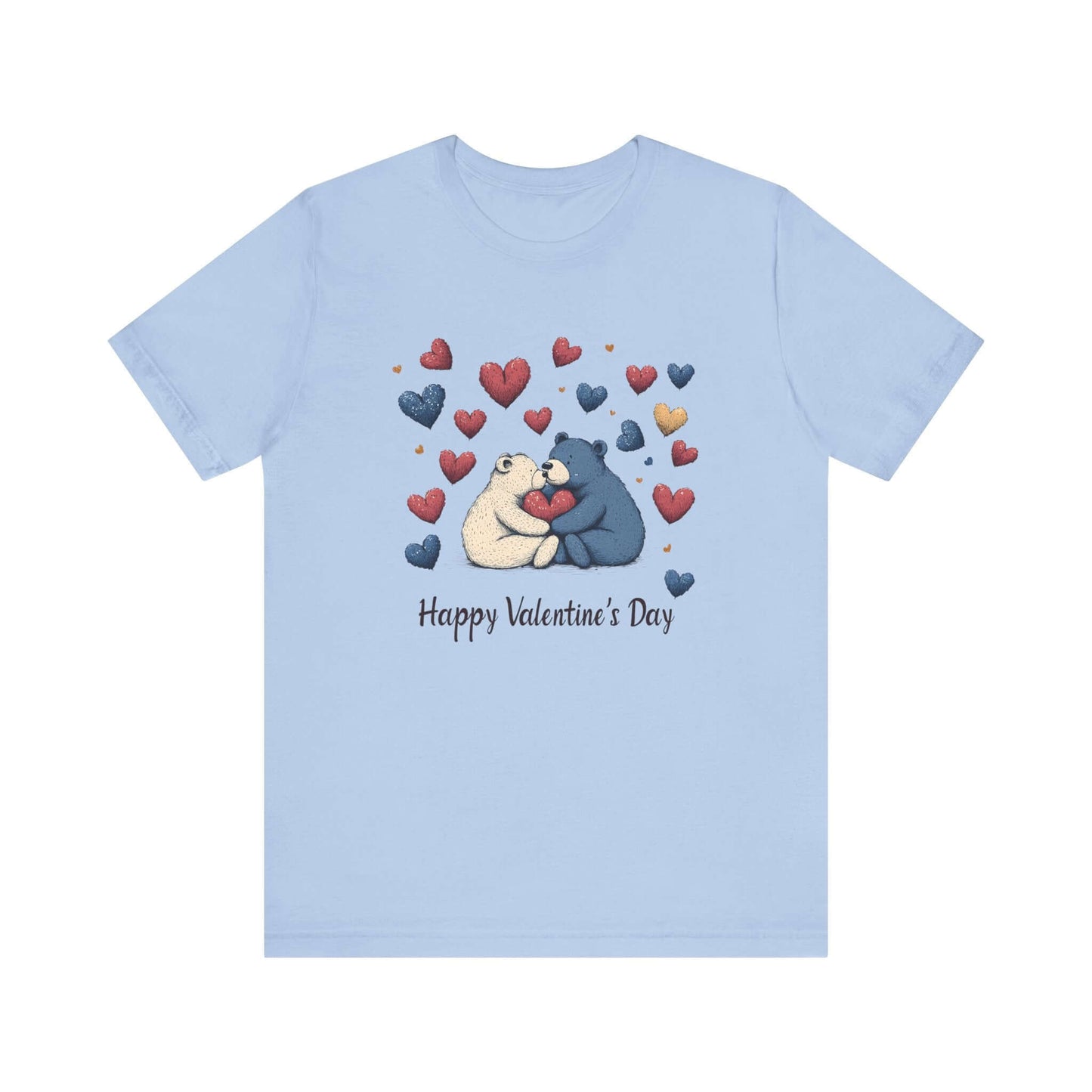 Bear Valentine Shirt, Cute Bear Shirt, Teddy Bear Shirt, Heart Valentine Shirt - PopCultureByDesign36