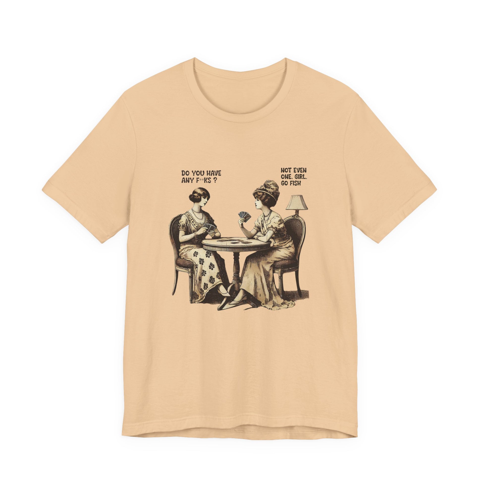 Funny Card Playing Tee, Card Playing Lovers Tee, Vintage Style Top - PopCultureByDesign36