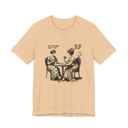 Funny Card Playing Tee, Card Playing Lovers Tee, Vintage Style Top - PopCultureByDesign36