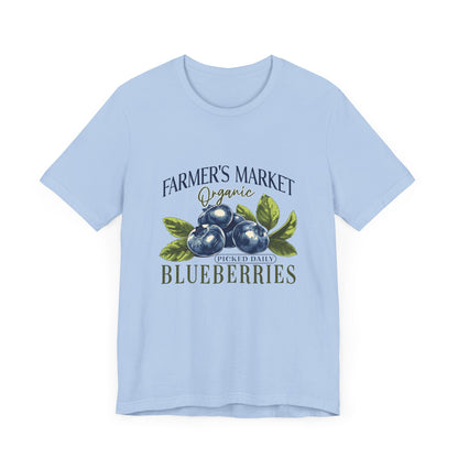 Fruit Farm Shirt, Blueberry Shirt, Cottagecore Berry Tshirt, Summer Fruit Shirt - PopCultureByDesign36