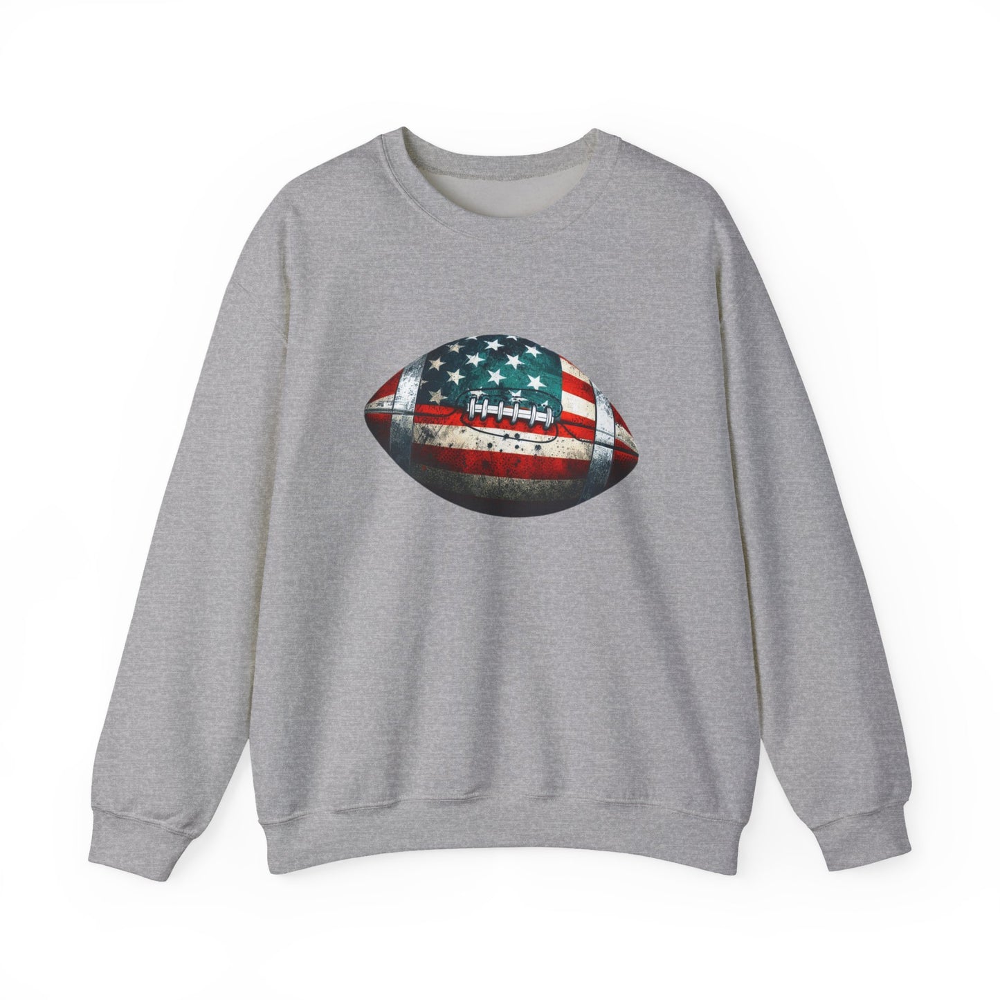 Patriotic Football Sweatshirt, Football Mom, Gameday Sweatshirt - PopCultureByDesign36