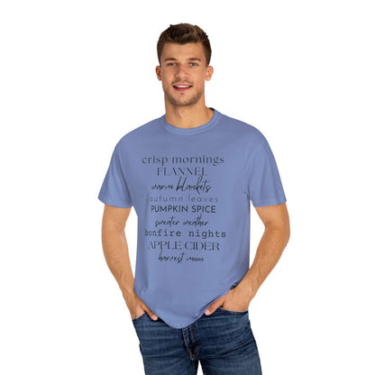 Cute Fall Comfort Colors® Shirt, Hello Fall Shirt, Fall Definition Shirt - PopCultureByDesign36