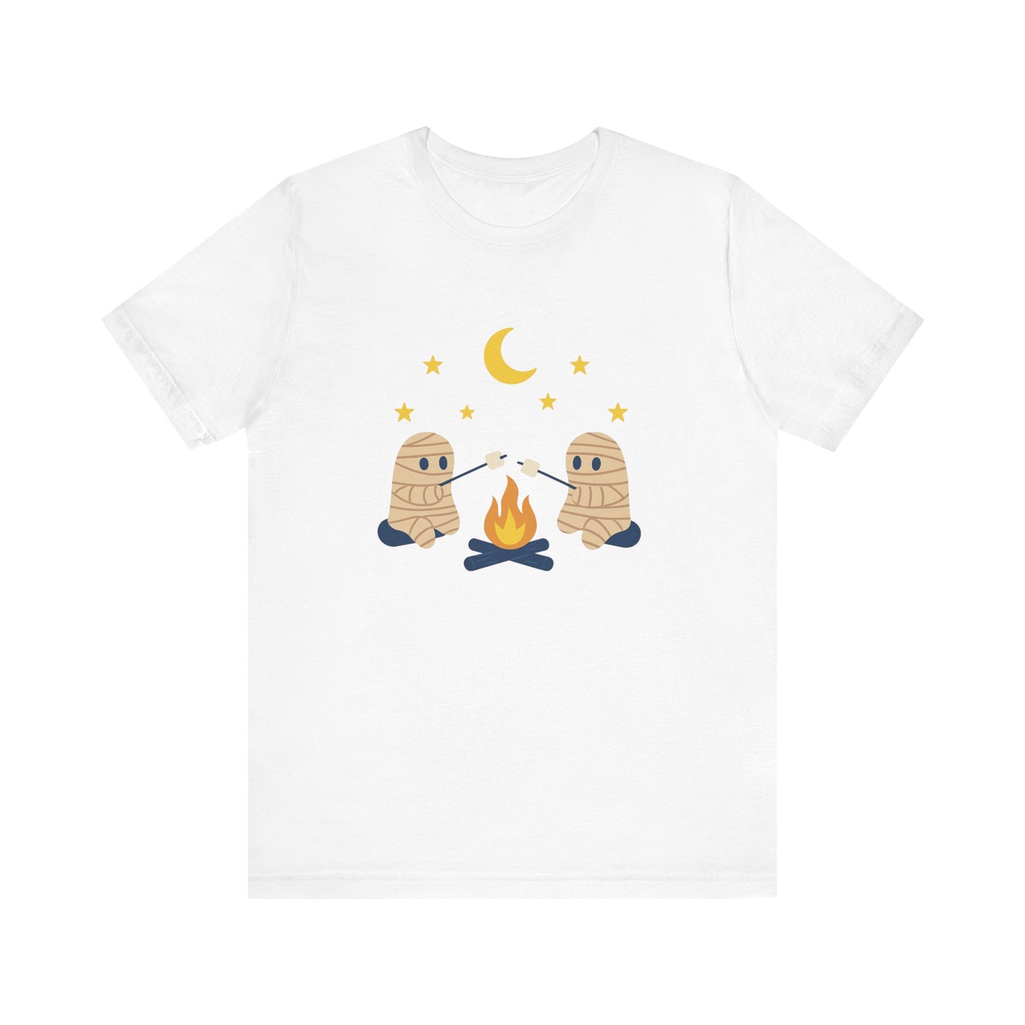 Camping Mummy Tee, Halloween Shirt, Spooky Camping Top - PopCultureByDesign36