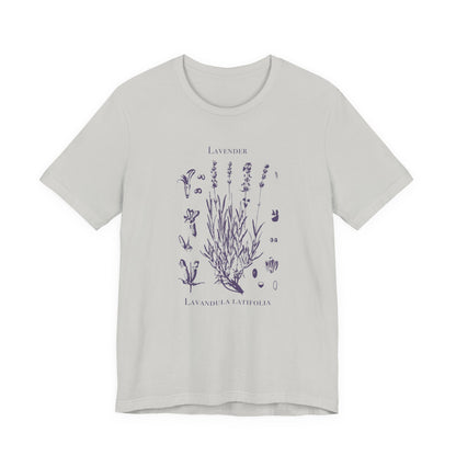 Retro Lavender Adult Shirt, Wildflowers Nature Shirt, Botanical Shirt - PopCultureByDesign36