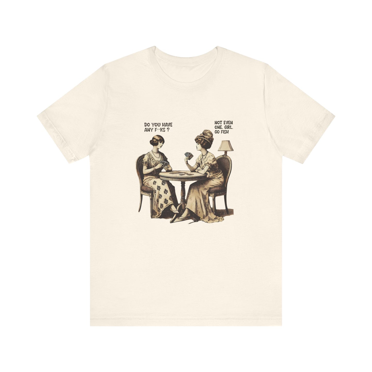 Funny Card Playing Tee, Card Playing Lovers Tee, Vintage Style Top - PopCultureByDesign36