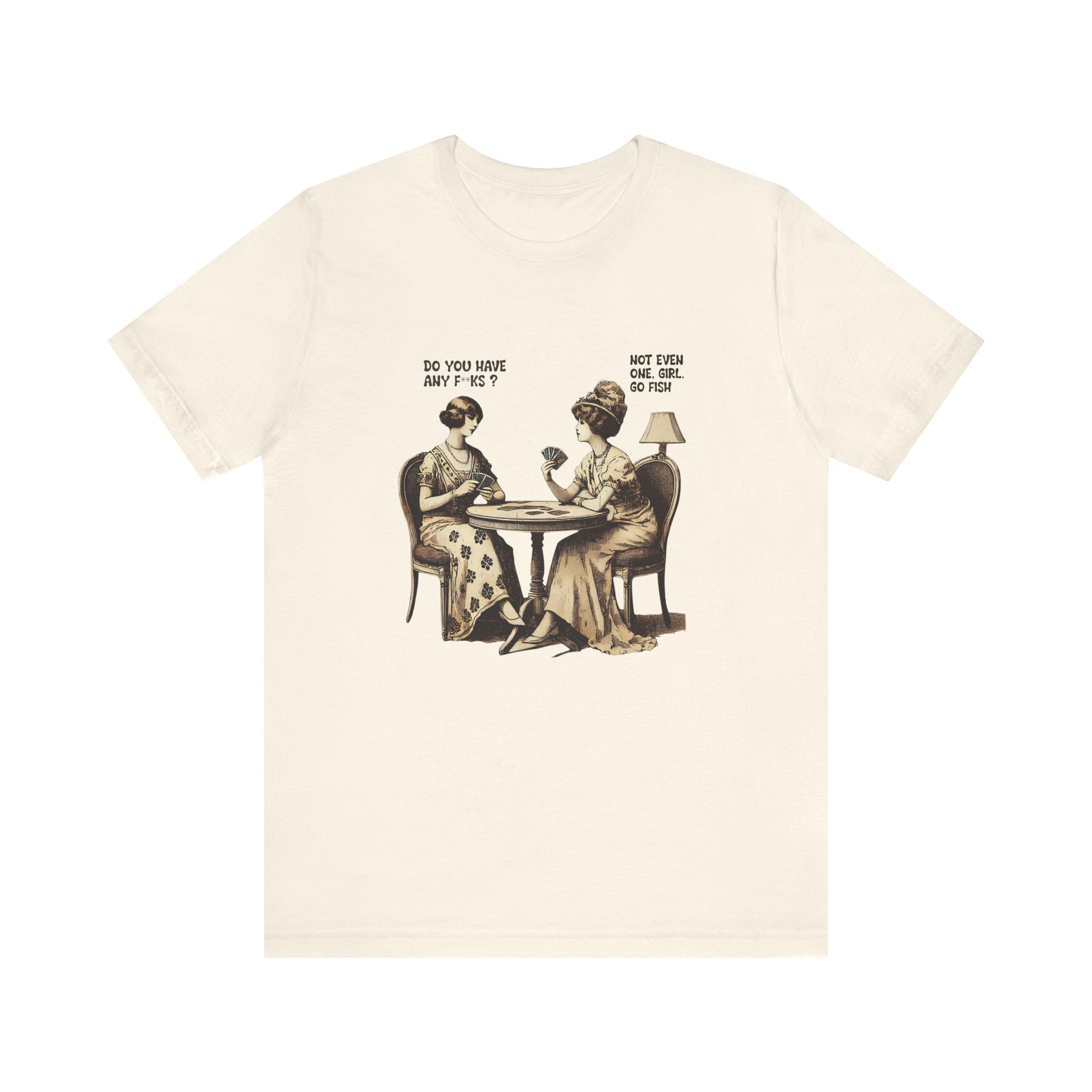 Funny Card Playing Tee, Card Playing Lovers Tee, Vintage Style Top - PopCultureByDesign36