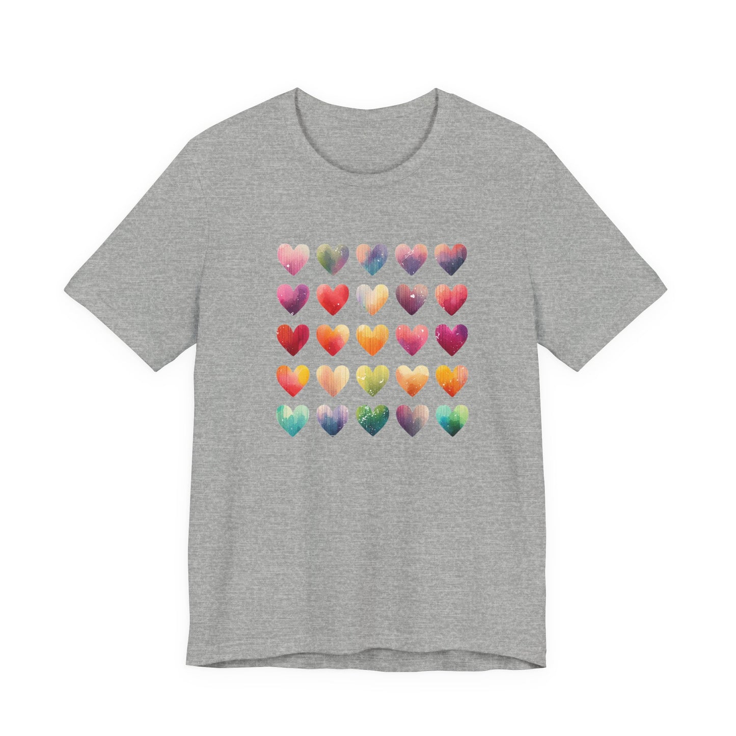 Bohemian Artsy Watercolor Shirt, Watercolor Tee, Watercolor Heart Tee - PopCultureByDesign36