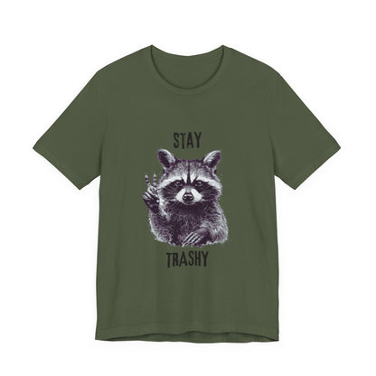 Stay Trashy Raccoon Shirt, Raccoon Shirt Funny, Cool Vintage Style Raccoon Shirt - PopCultureByDesign36