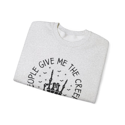 The Creeps Sweatshirt, Skeleton Hands Shirt, Skull Halloween Sweatshirt - PopCultureByDesign36