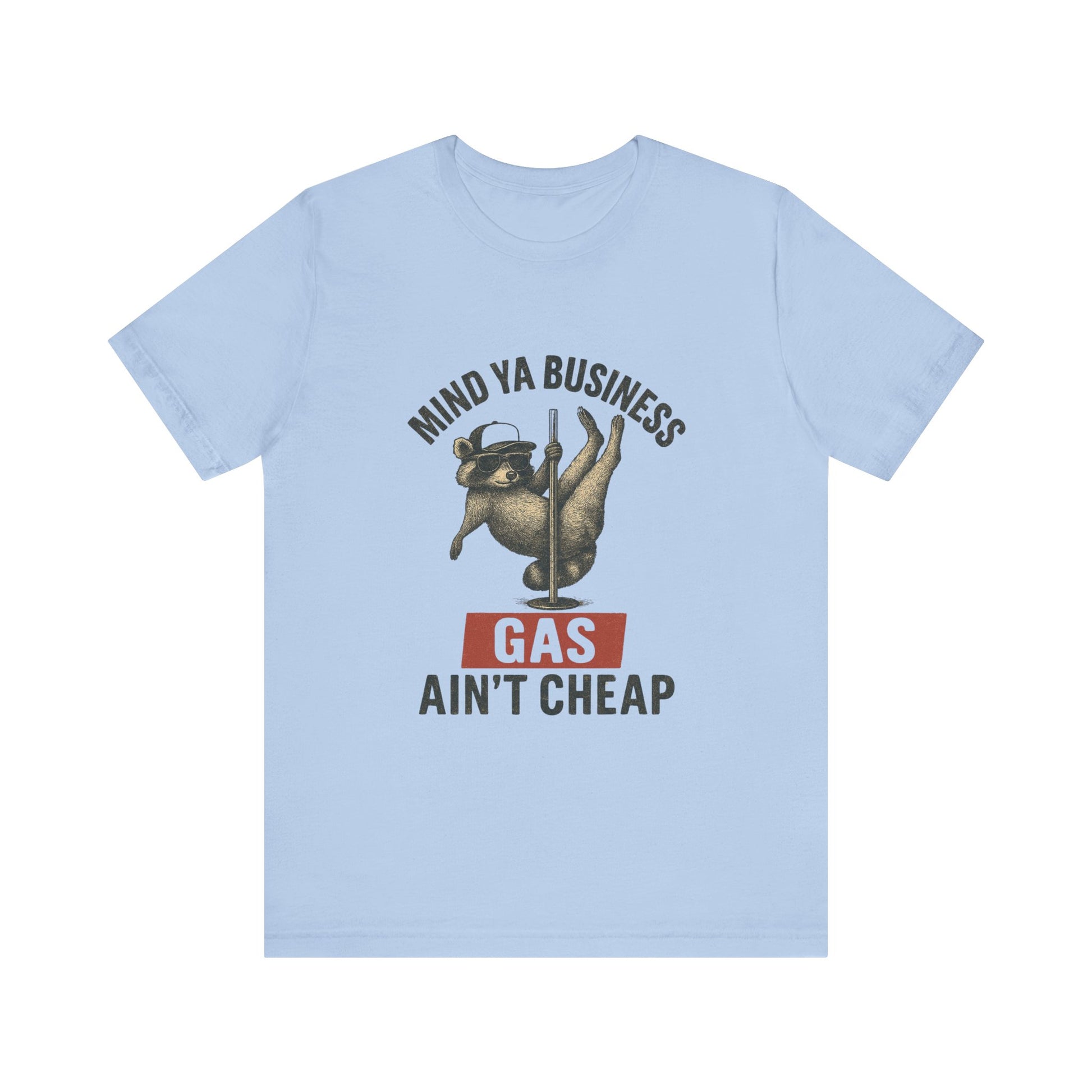 Funny Raccoon Pole Dancing Unisex Tee, Humorous Graphic Tee, - PopCultureByDesign36