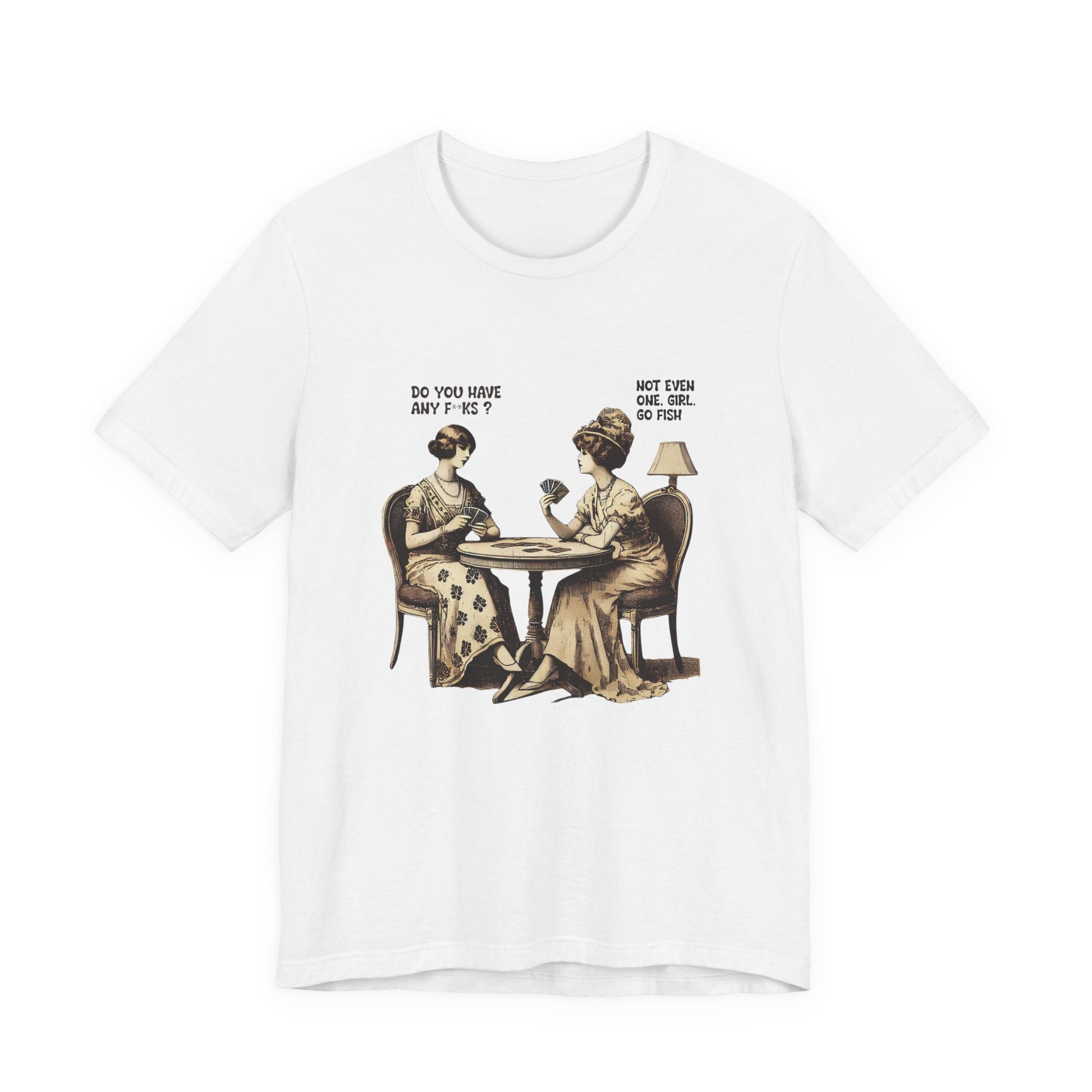 Funny Card Playing Tee, Card Playing Lovers Tee, Vintage Style Top - PopCultureByDesign36