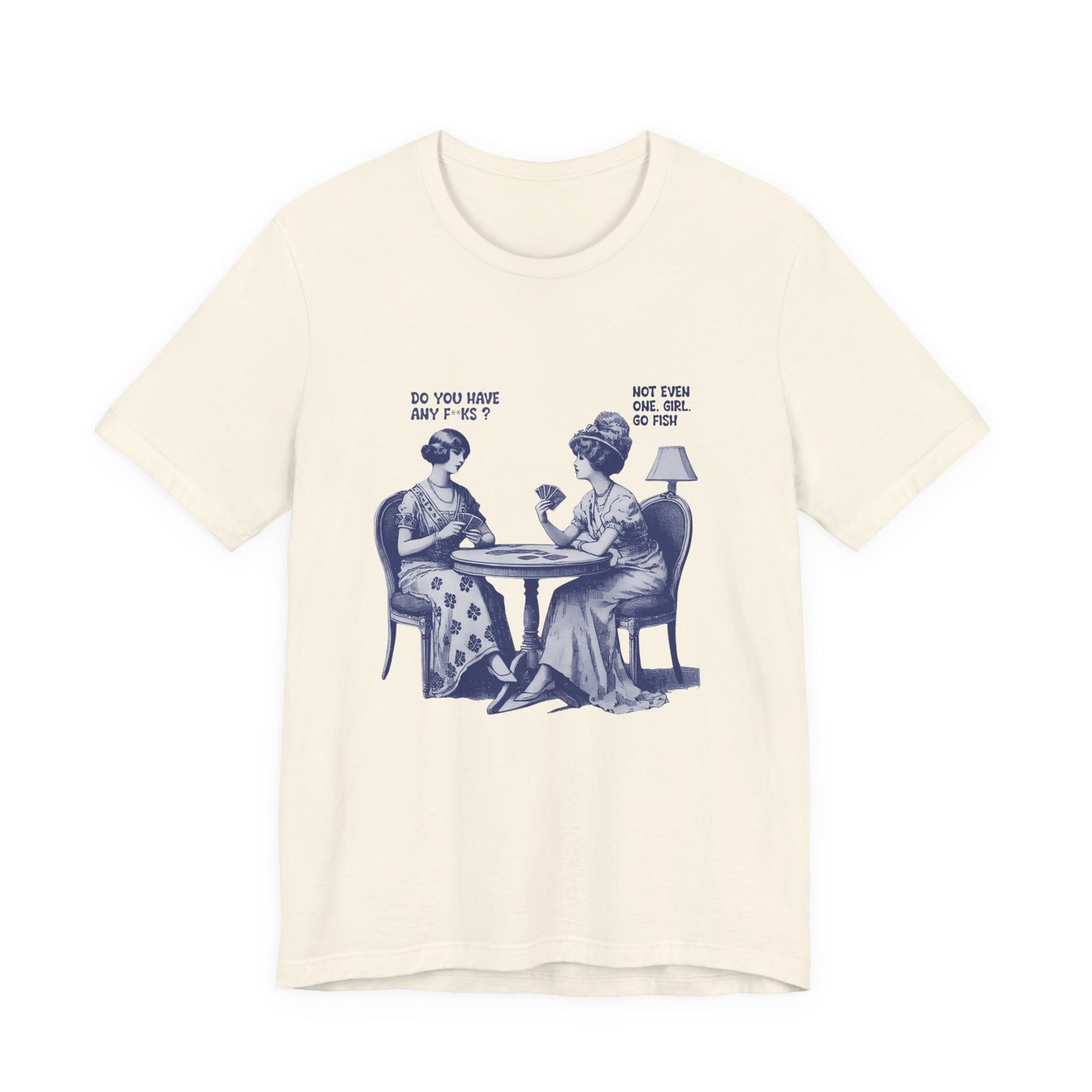 Funny Card Playing Tee, Card Playing Lovers Tee, Vintage Style Top - PopCultureByDesign36