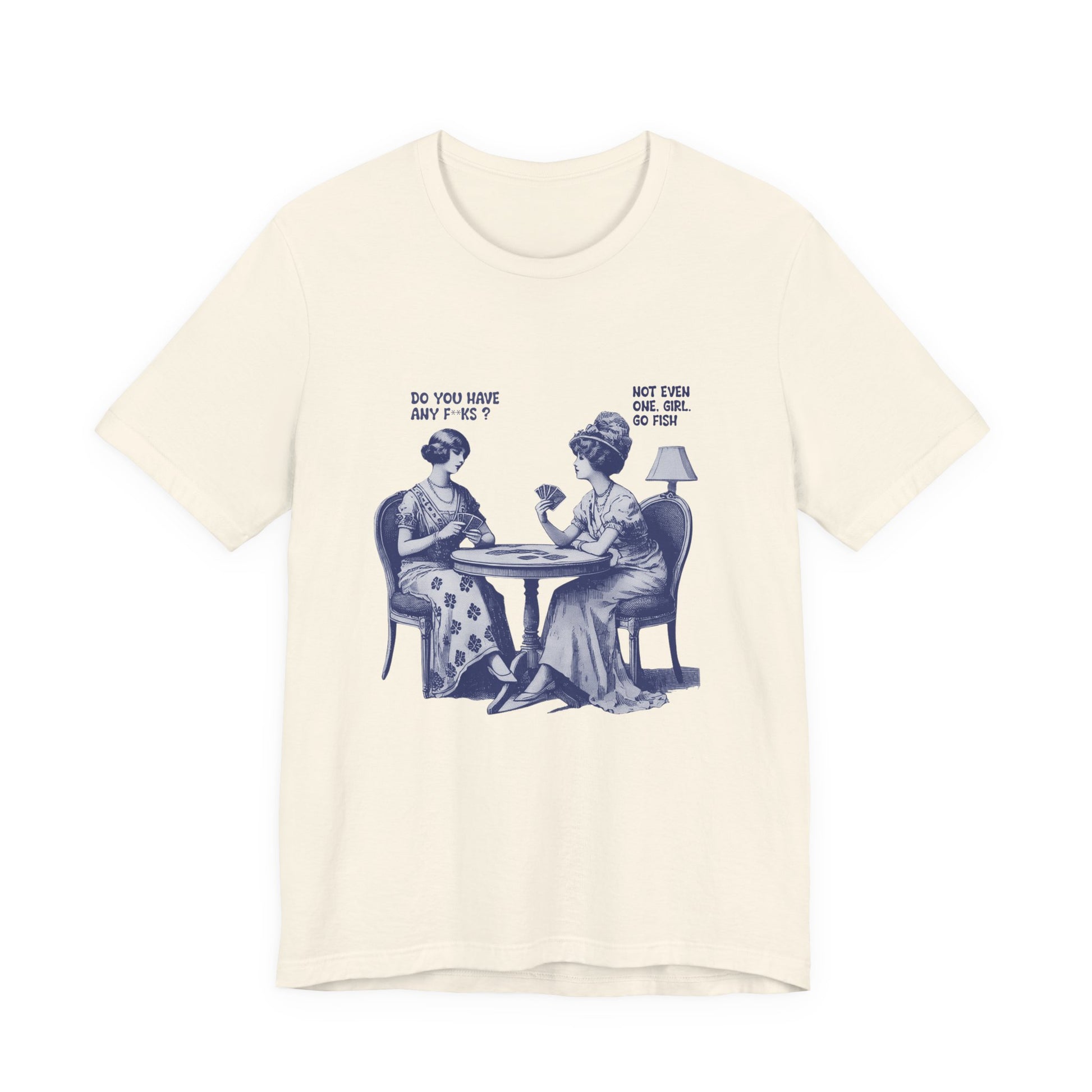 Funny Card Playing Tee, Card Playing Lovers Tee, Vintage Style Top - PopCultureByDesign36