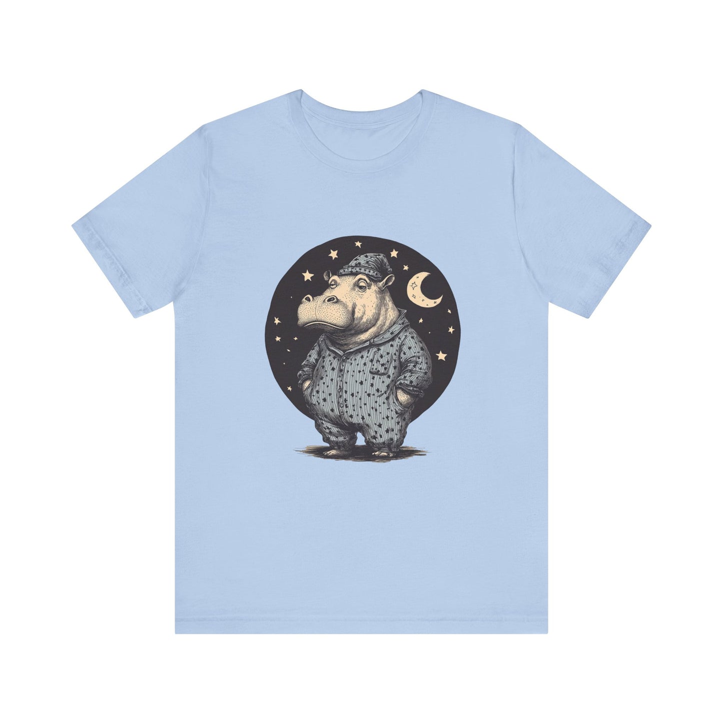 Sleepy Hippo Shirt, Funny Hippo Shirt, Cute Hippo Shirt - PopCultureByDesign36