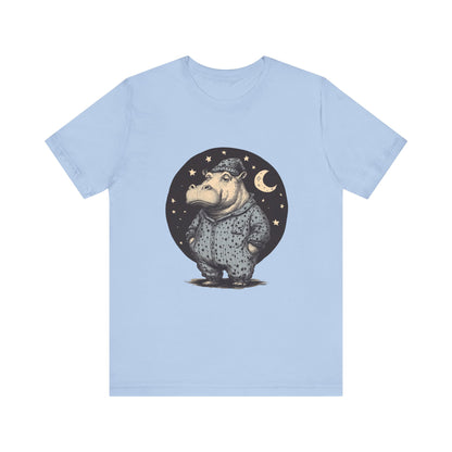 Sleepy Hippo Shirt, Funny Hippo Shirt, Cute Hippo Shirt - PopCultureByDesign36