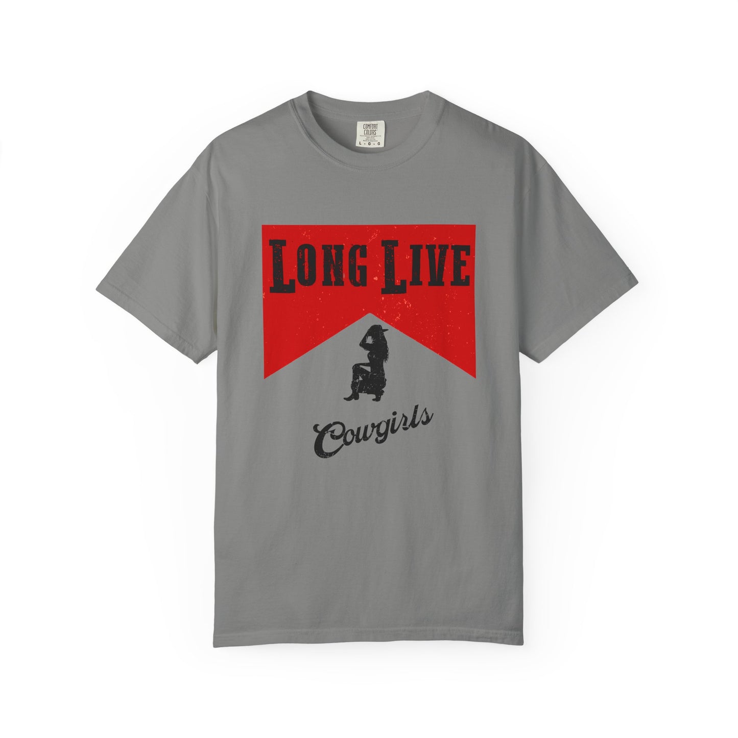 Comfort Colors Long Live Cowgirls western graphic shirt, Rodeo shirt - PopCultureByDesign36