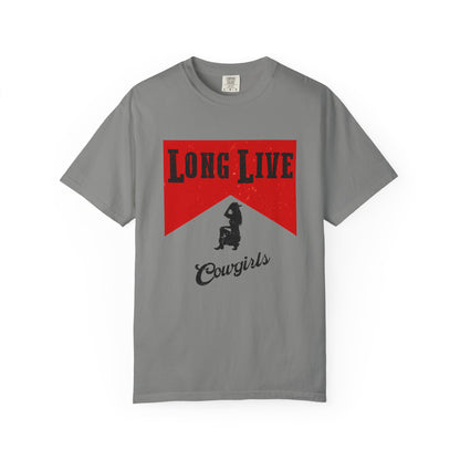 Comfort Colors Long Live Cowgirls western graphic shirt, Rodeo shirt - PopCultureByDesign36