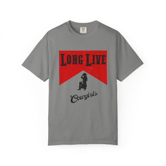 Comfort Colors Long Live Cowgirls western graphic shirt, Rodeo shirt - PopCultureByDesign36
