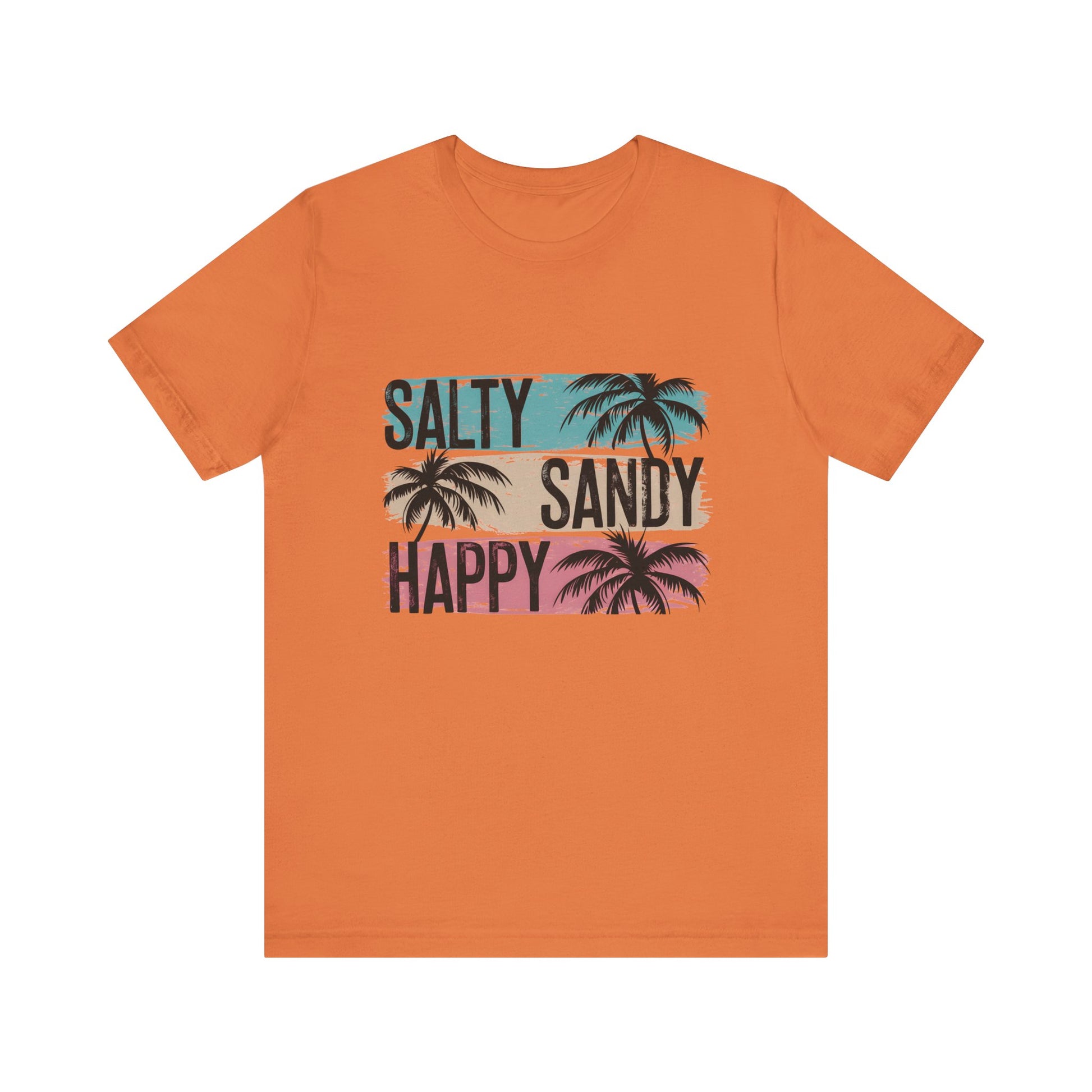 Salty Sandy Happy T-Shirt, Sandy Toes Salty Breeze Tee - PopCultureByDesign36