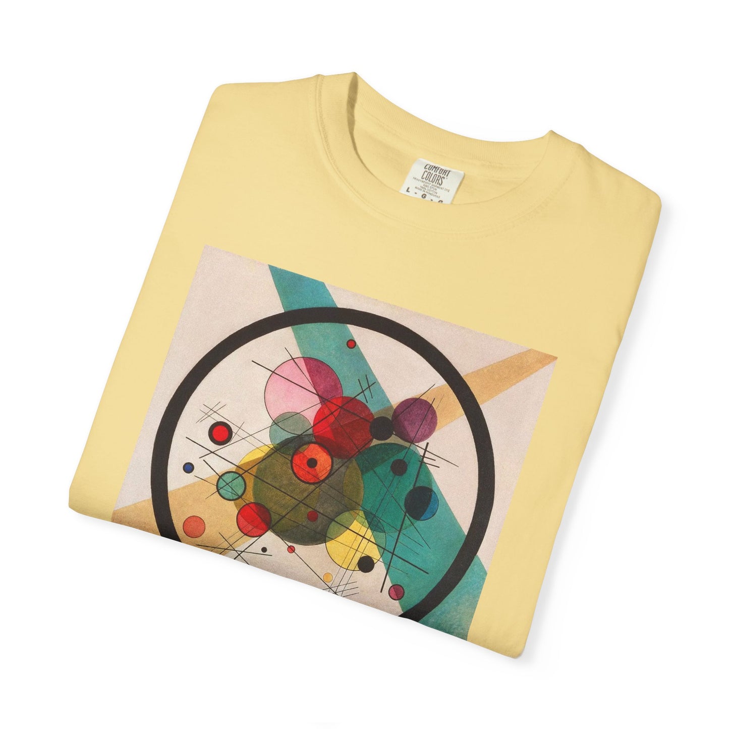 Abstract Art Tshirt, Circles in a Circle, Wassily Kandinsky,Kandinsky Art - PopCultureByDesign36
