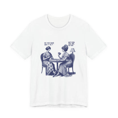 Funny Card Playing Tee, Card Playing Lovers Tee, Vintage Style Top - PopCultureByDesign36