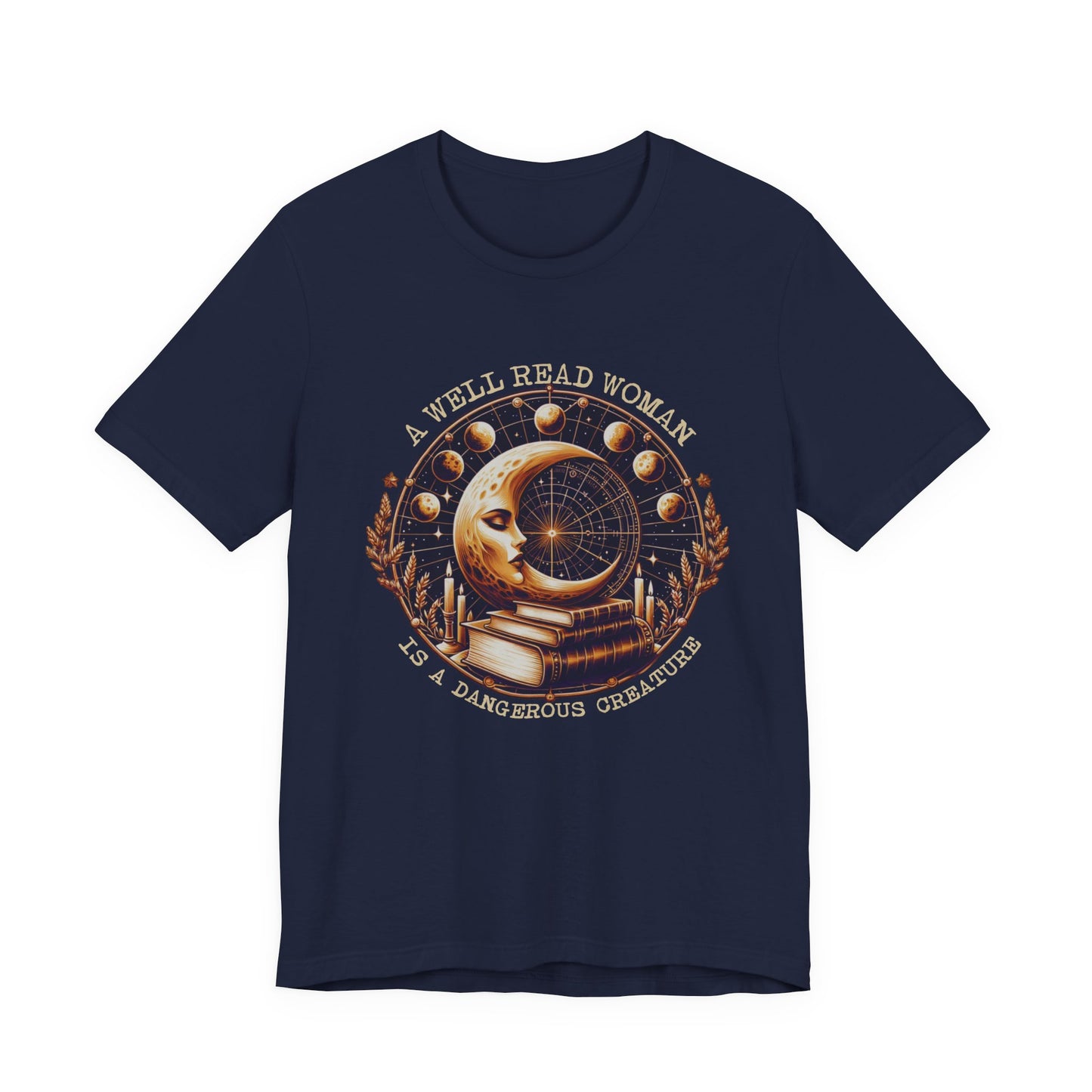 Reading Shirt, Librarian Shirt, Celestial Shirt, Book Lover Tee - PopCultureByDesign36