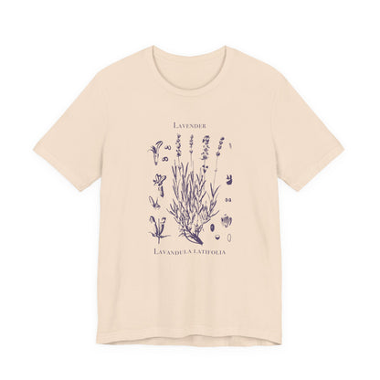 Retro Lavender Adult Shirt, Wildflowers Nature Shirt, Botanical Shirt - PopCultureByDesign36