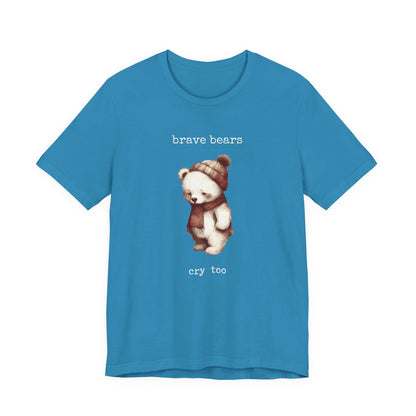 Brave Bears Cry Too Shirt, Vintage Bear Shirt, My tummy Hurts Shirt - PopCultureByDesign36