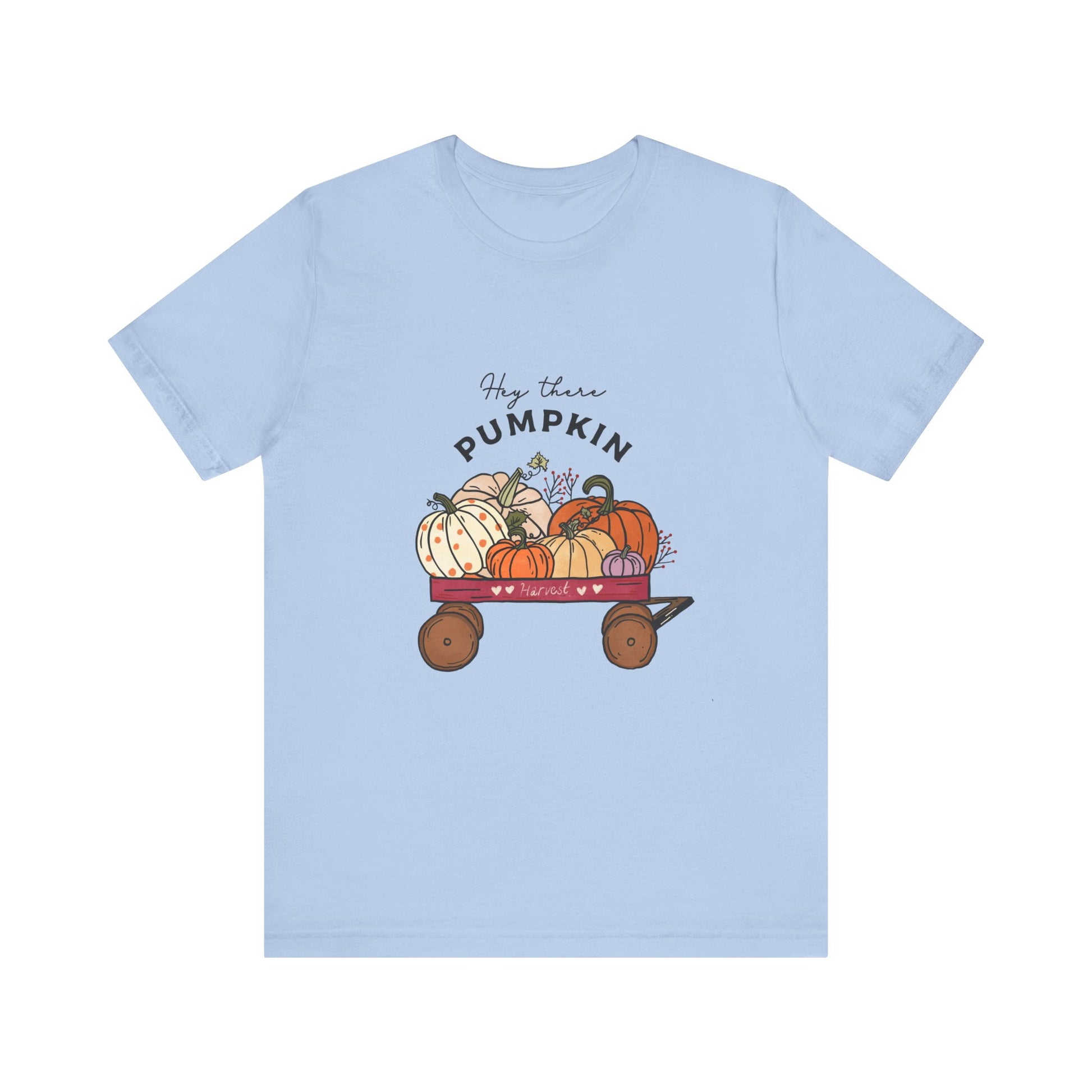 Hey There Pumpkin Unisex Tee, Autumn Halloween Pumpkin T-Shirt - PopCultureByDesign36