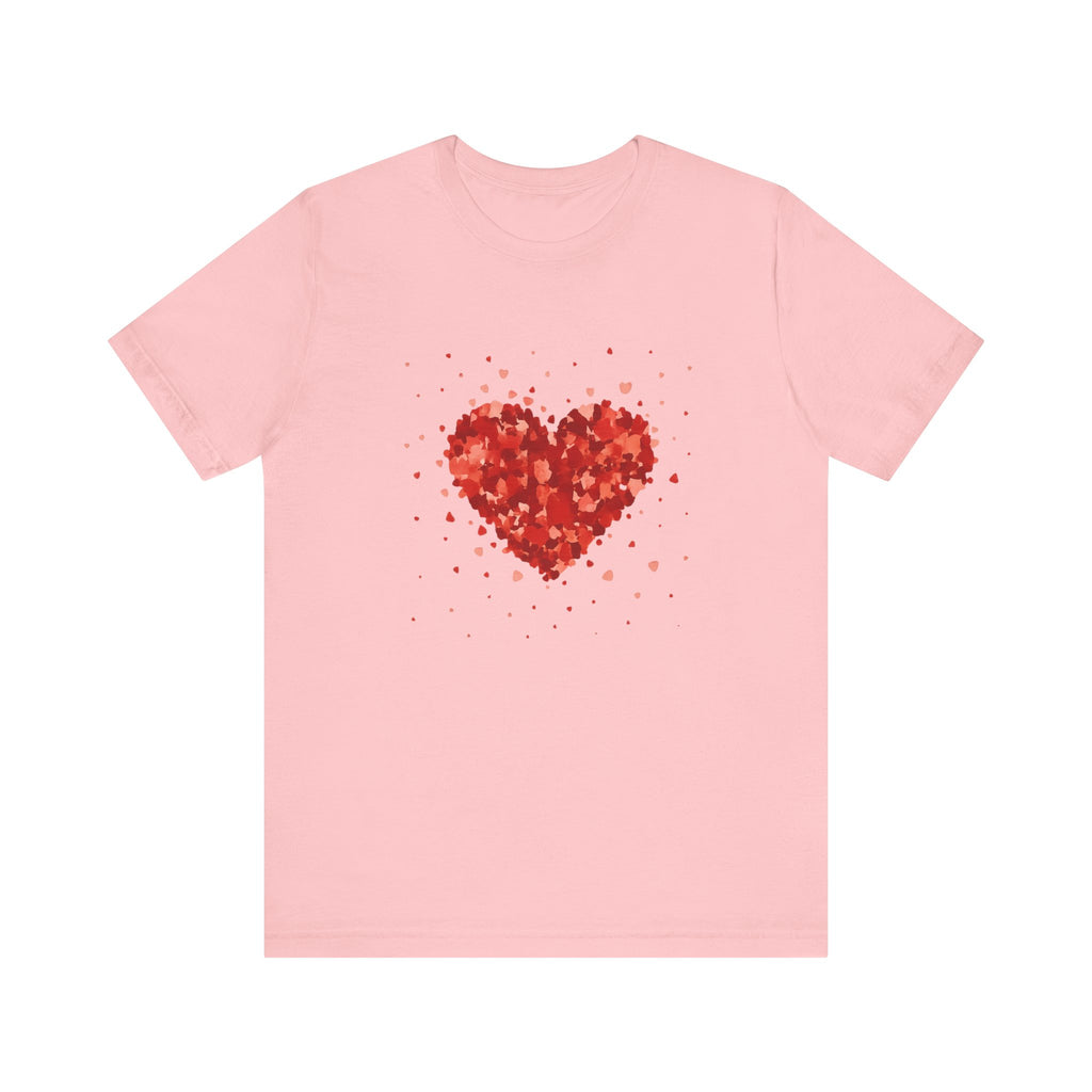 Valentine Watercolor Heart Tee — Love Graphic T-Shirt by PopCultureByDesign36