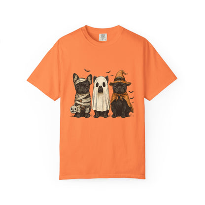 French Puppies Halloween T-shirt, Cute Frenchie Halloween, Dog Lover Shirt - PopCultureByDesign36