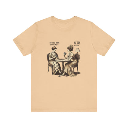 Funny Card Playing Tee, Card Playing Lovers Tee, Vintage Style Top - PopCultureByDesign36