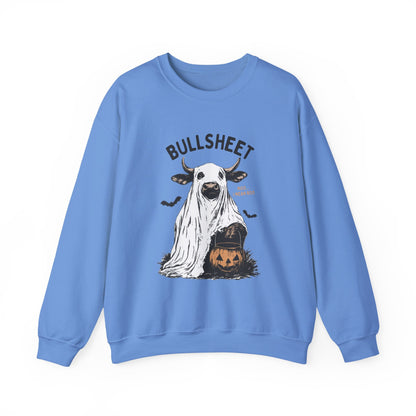 Bull Sheet Sweatshirt, Halloween Ghost Cow Sweatshirt, Trick or Treat Shirt - PopCultureByDesign36