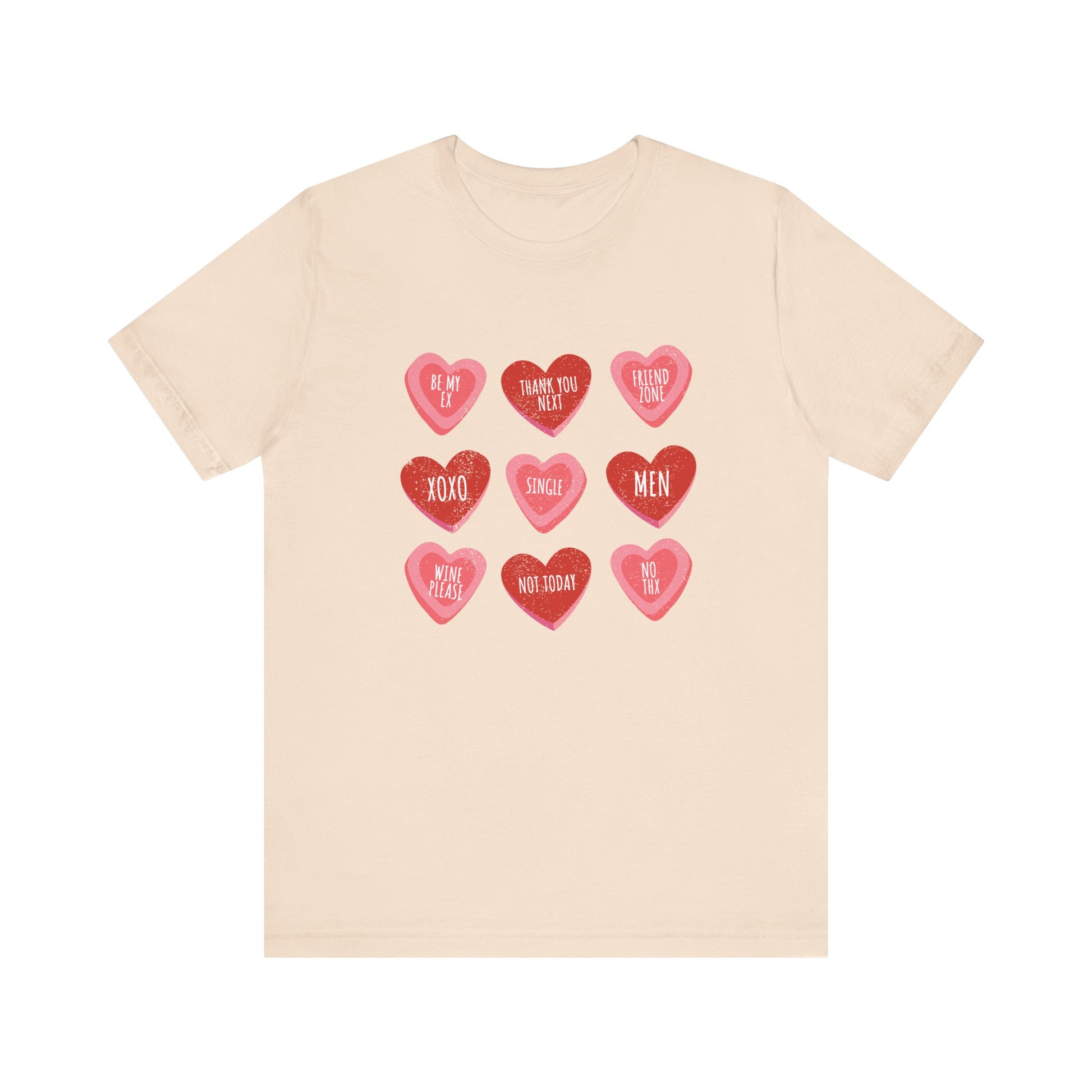 Candy Heart Shirt, Valentine's Day Gift, Conversation Hearts Shirt - PopCultureByDesign36