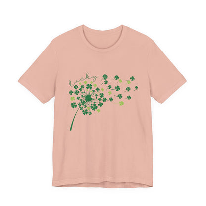 Lucky Shirt, St Patricks Day Shirt, Shamrock Heart T-Shirt - PopCultureByDesign36