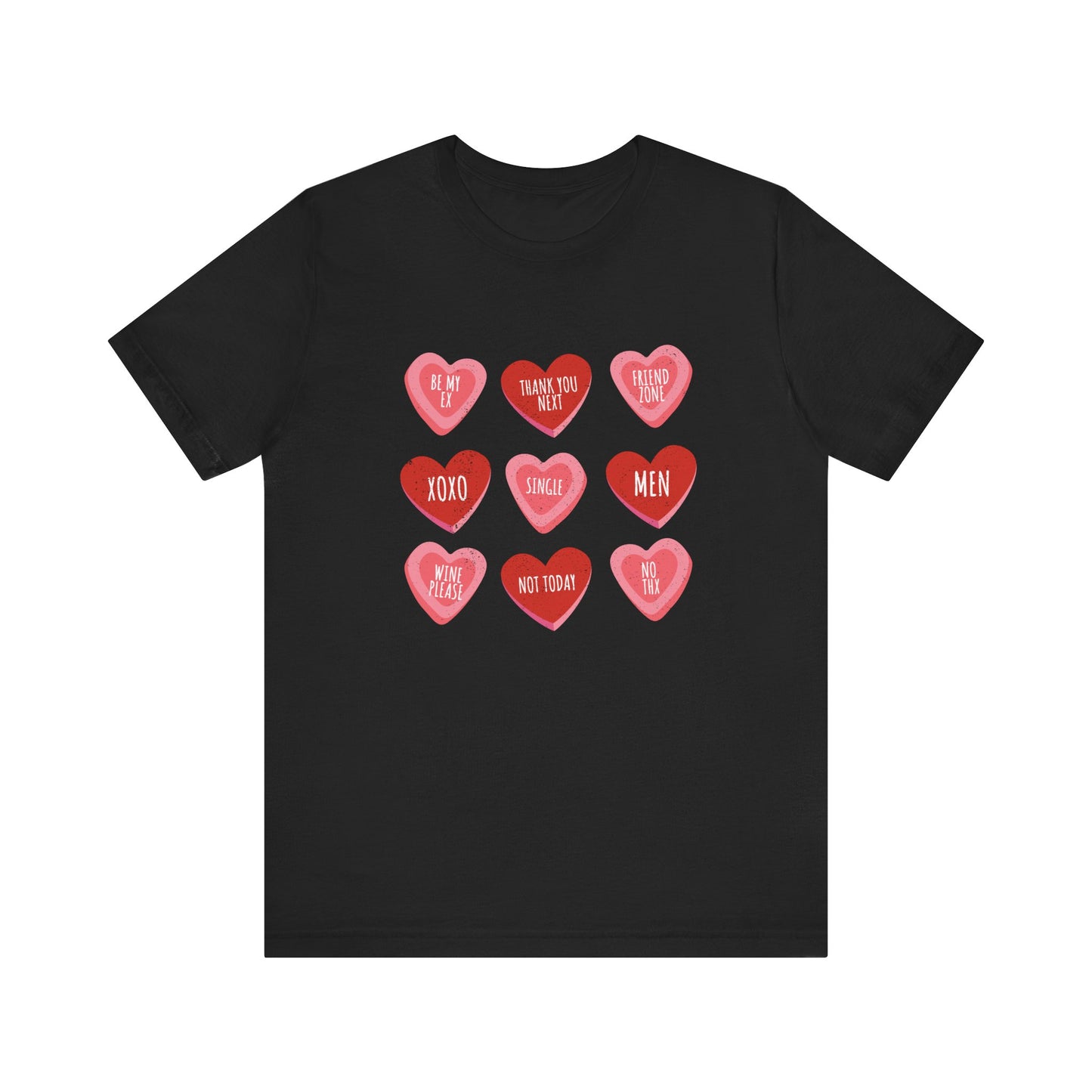 Candy Heart Shirt, Valentine's Day Gift, Conversation Hearts Shirt - PopCultureByDesign36